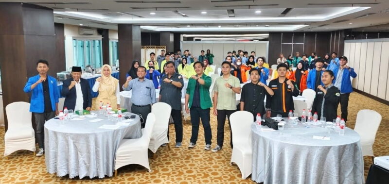 Deklarasi Pemilu Damai BEM se-Riau. Foto: Ist