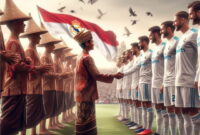 Ilustrasi Indonesia dan Real Madrid versi AI (Foto: FNEWS.id)