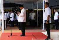 Menteri Komunikasi dan Informatika Budi Arie Setiadi saat memimpin apel (Foto: Istimewa)