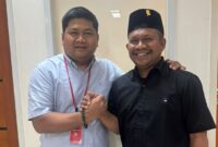 Ketua DPRD Muna, Muhammad Rahim, S.I.Kom (baju hitam) Foto: Dokumen Pribadi Rahim